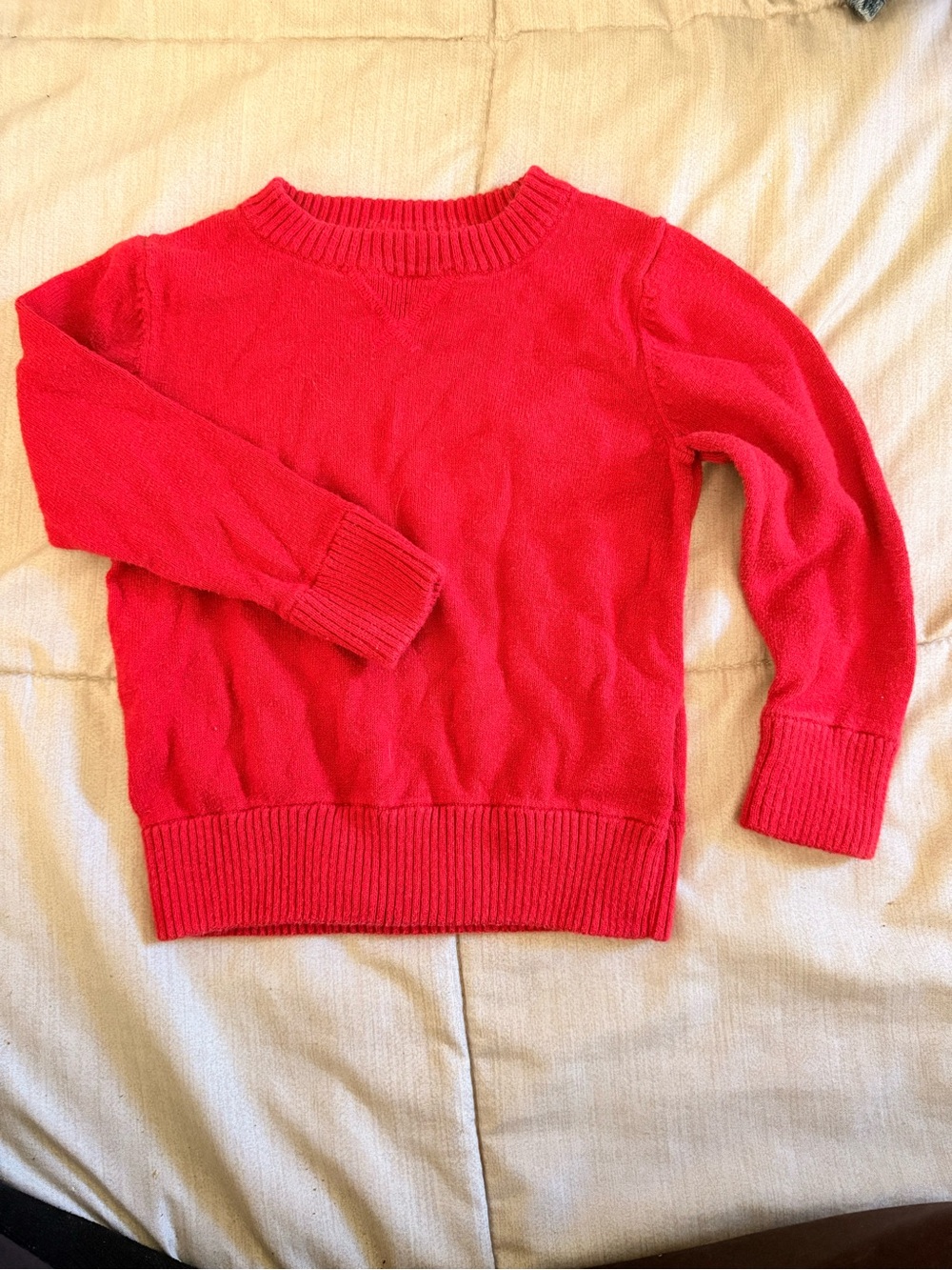 GAP Bright Red Crewneck Sweater